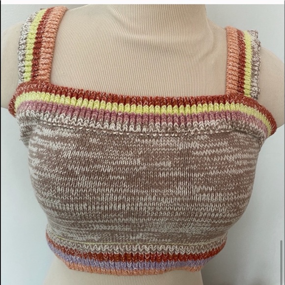 Free people Knit sweater crop top - Picture 3 of 4